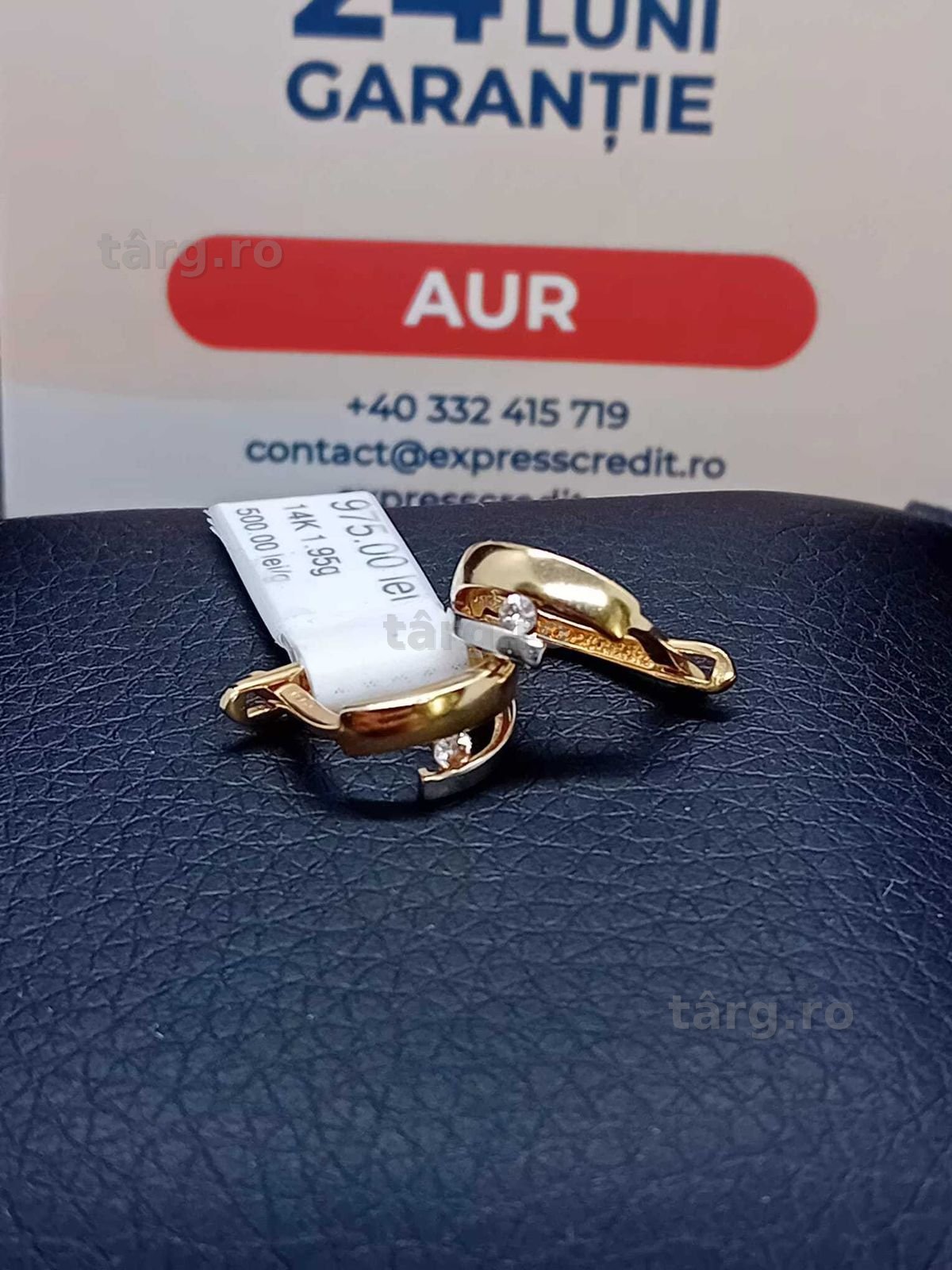 Cercei aur 14k 2.05g (B.25420.2 AG31 Barboi) Garantie 2 ani! 2