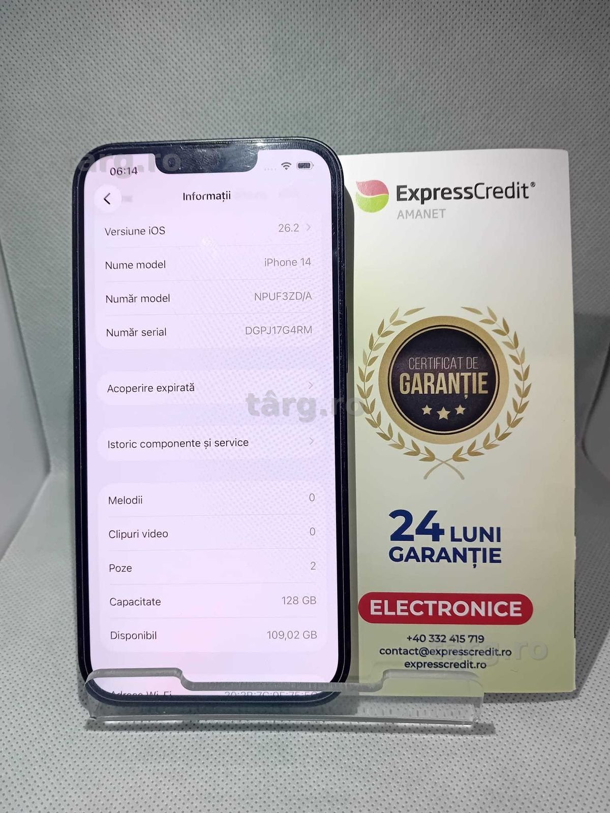 iPhone 14 128 Gb (Ag18 Tutora b.28208) Garantie 2 ani! 2