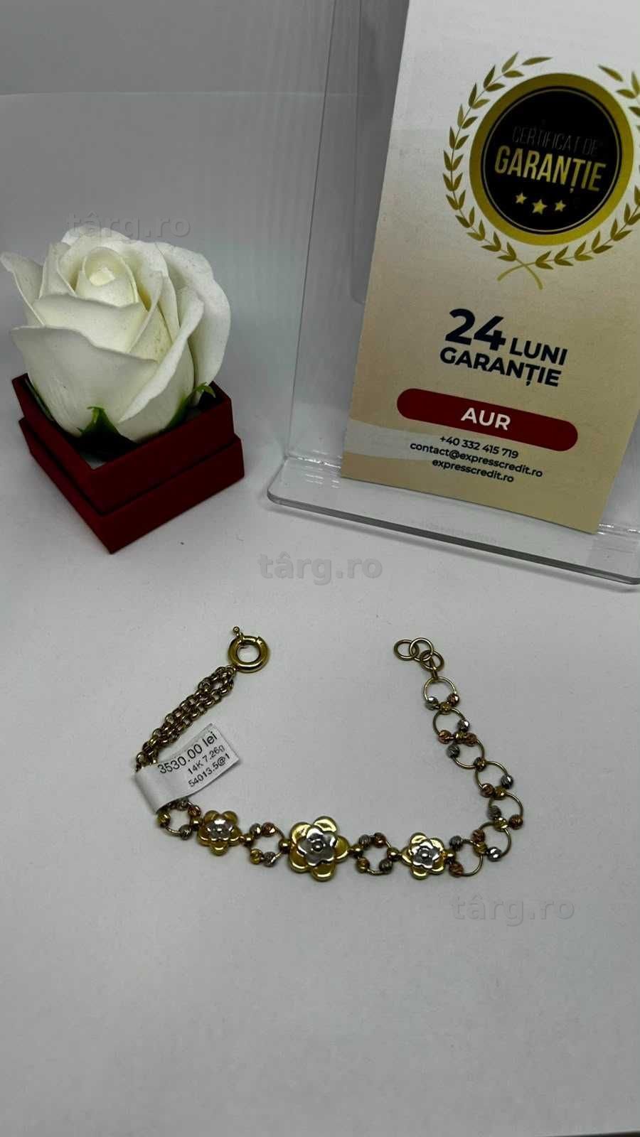 Bratara Aur 14K 7.26g (AG1 Alexandru B54013.5) - Garantie 2 ani! 3