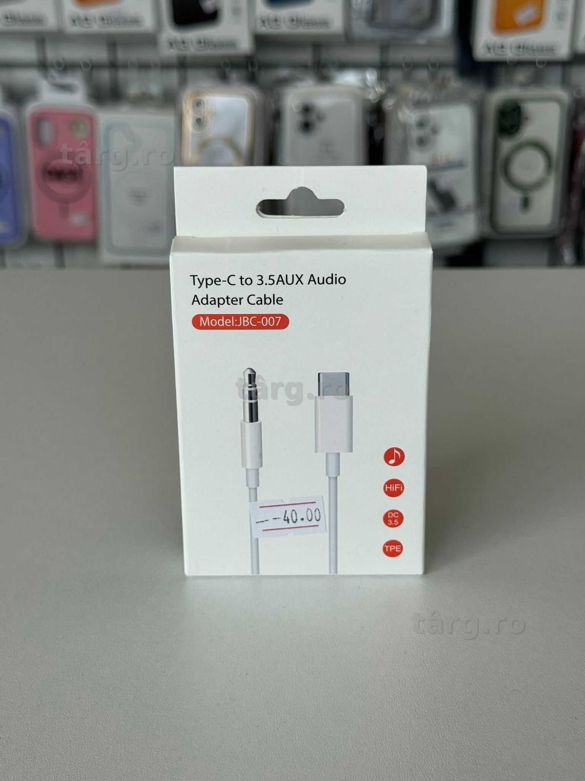Cablu audio Auxiliar- USB C, 1 m