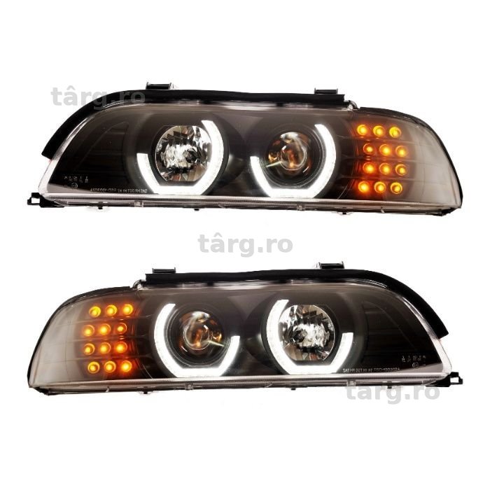 Faruri ANGEL EYES 3D negru pt BMW E39 09.95-06.03