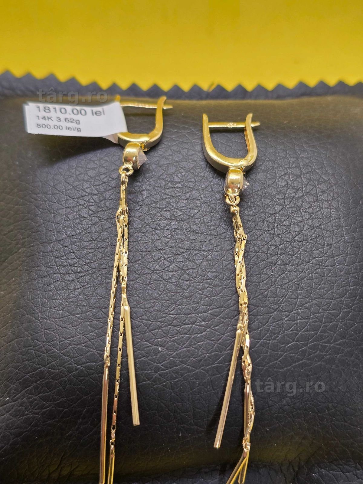 Cercei de aur 14k (Ag29 Siraj b.34051.1) Garantie 2 ani 2
