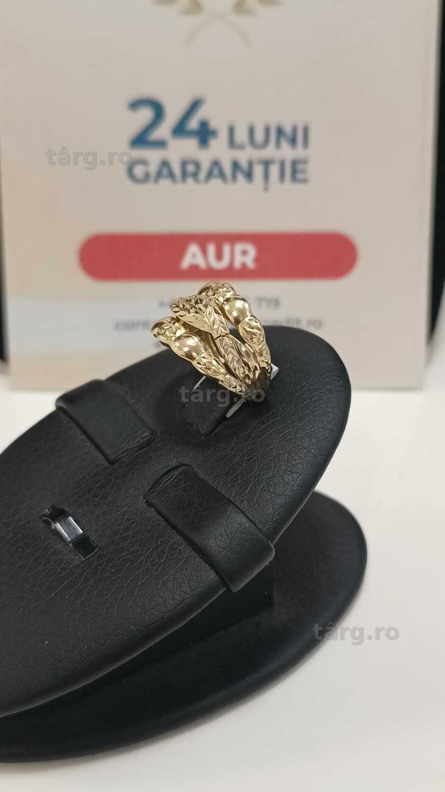 Inel aur 14K 3.41gr [AG24 Harlau B.46024.1] - Garantie 2 ani! 3