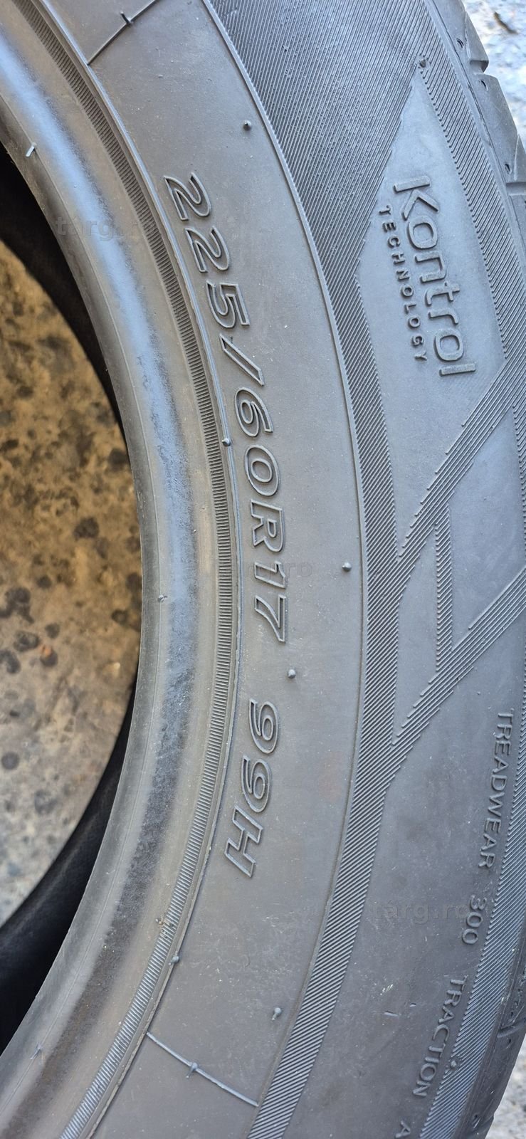 4 anvelope vara Hankook 225/60/17.Pretul este pe bucata. 6