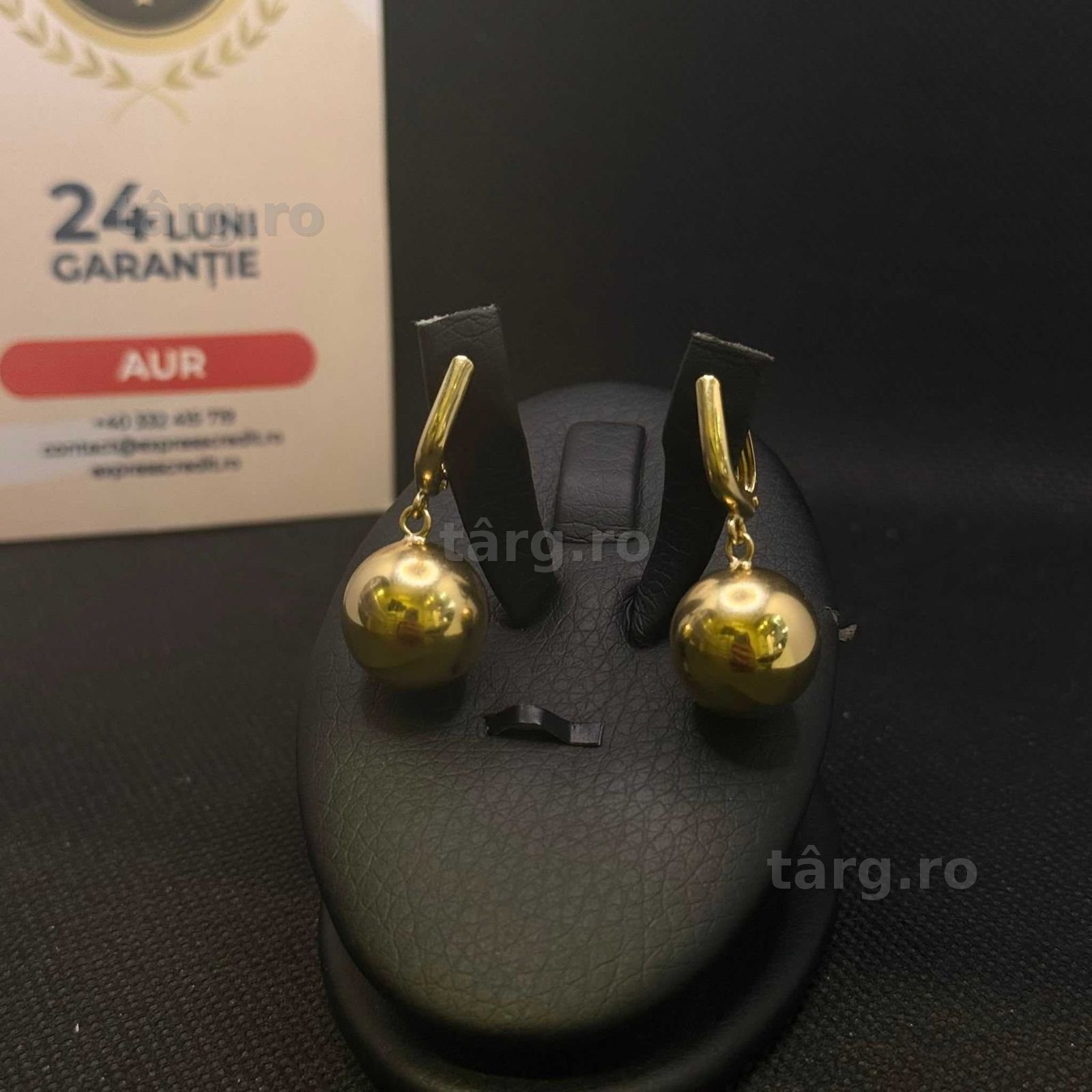 Cercei aur 14K 5.39g (AG15 Gara 1 B34092.3) Garantie 2 ani!