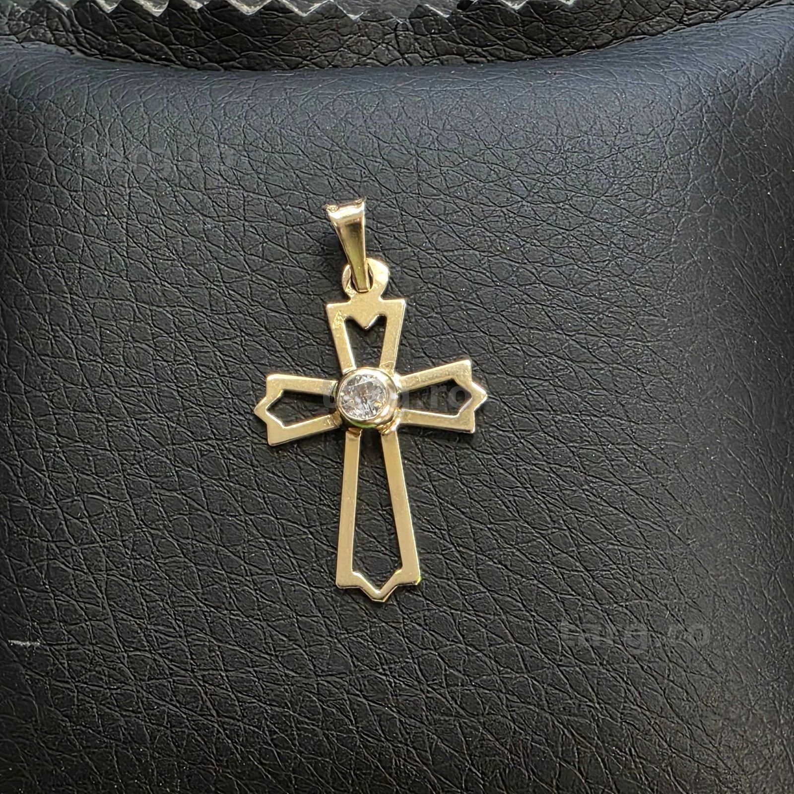 Medalion Aur 14K - 1.32 grame / 610 lei ( B34016.1 / Ag28 Doi Baieti )