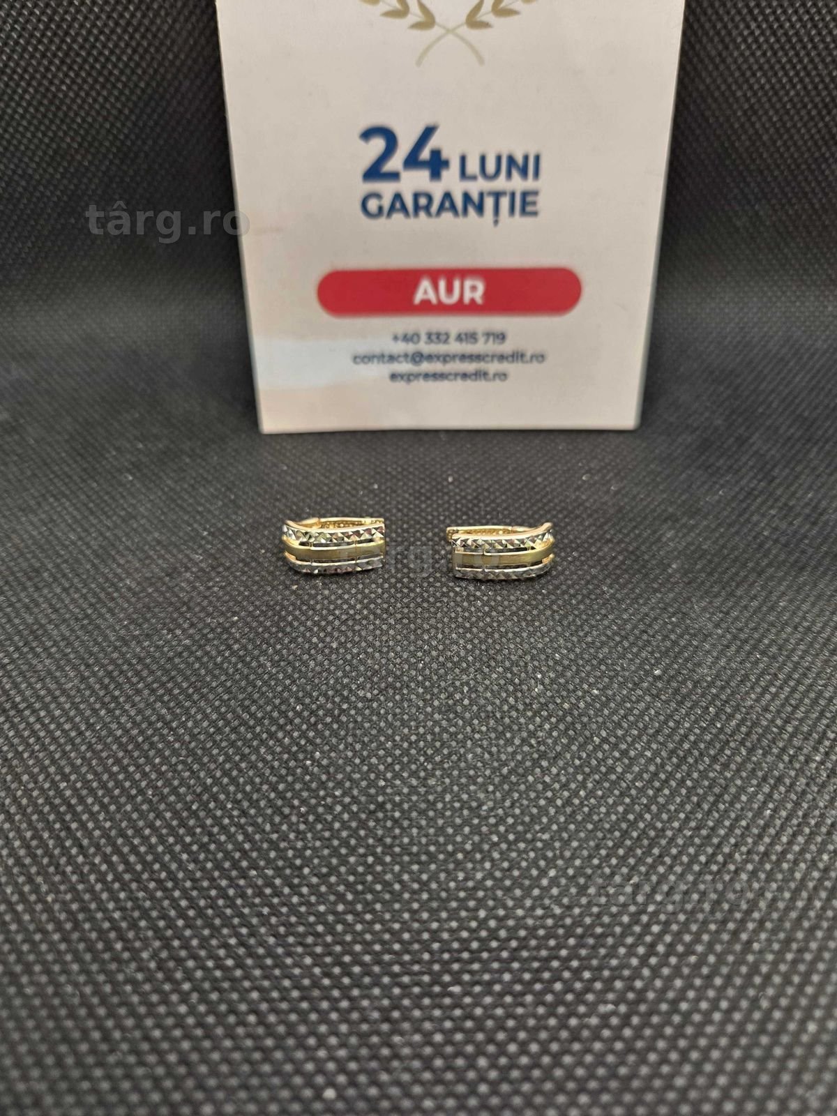 Cercei aur 14K 2.93g (49891.3 Ag11 Piata Nicolina) Garantie 2 ani!