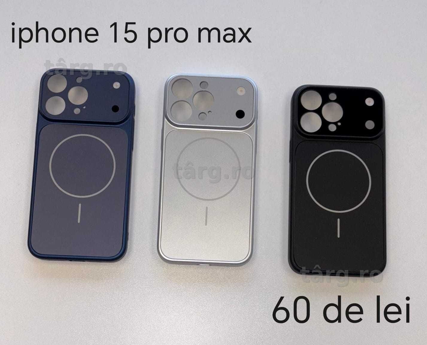 Huse, Folii, Cabluri iPhone 15 Pro Max - Montaj gratuit folie 3