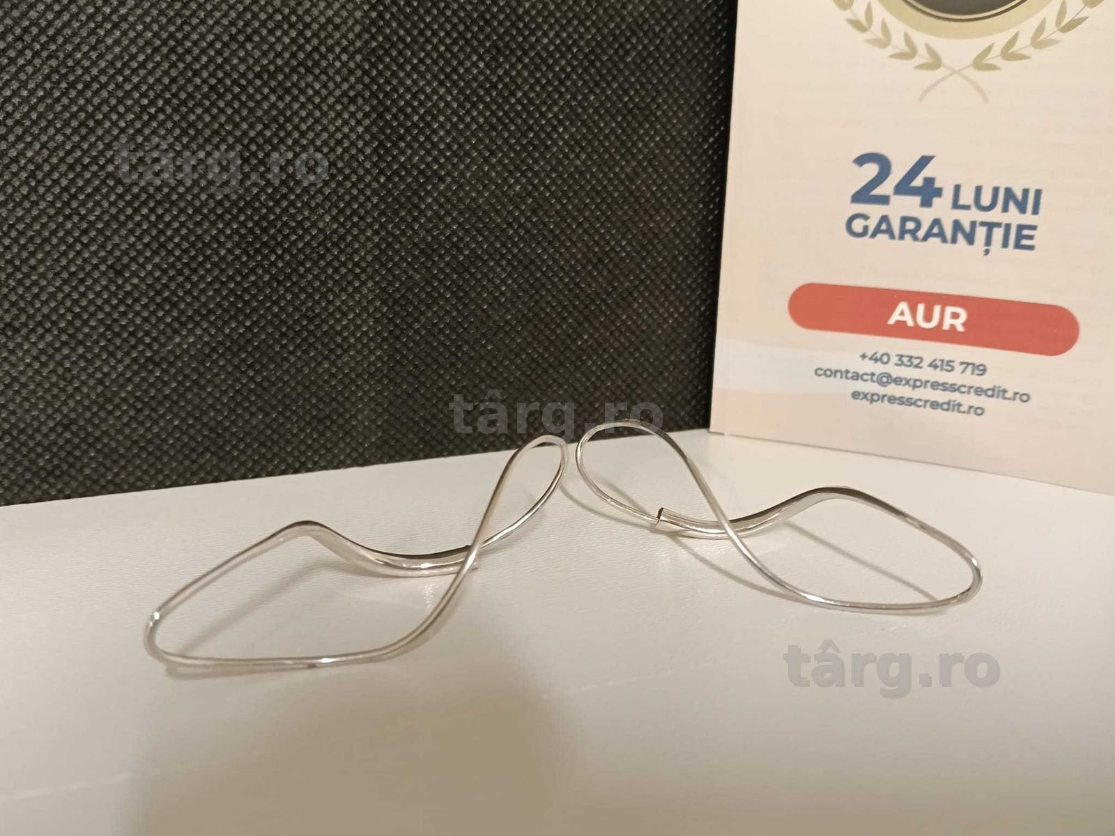 cercei Aur 18K 4.57g (Ag.21) Garantie 2 ani! 2