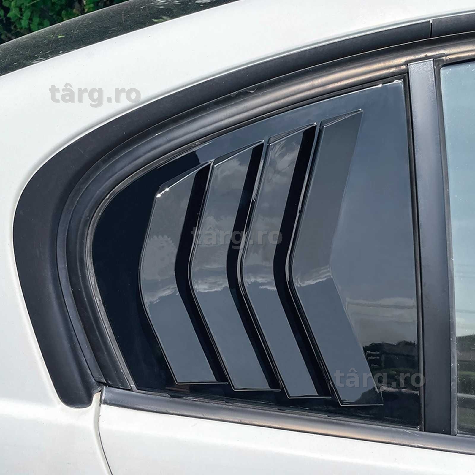 Ornamente Lip Extensii Parasolar Geam Spate Louver BMW Seria 3 E90, Negru