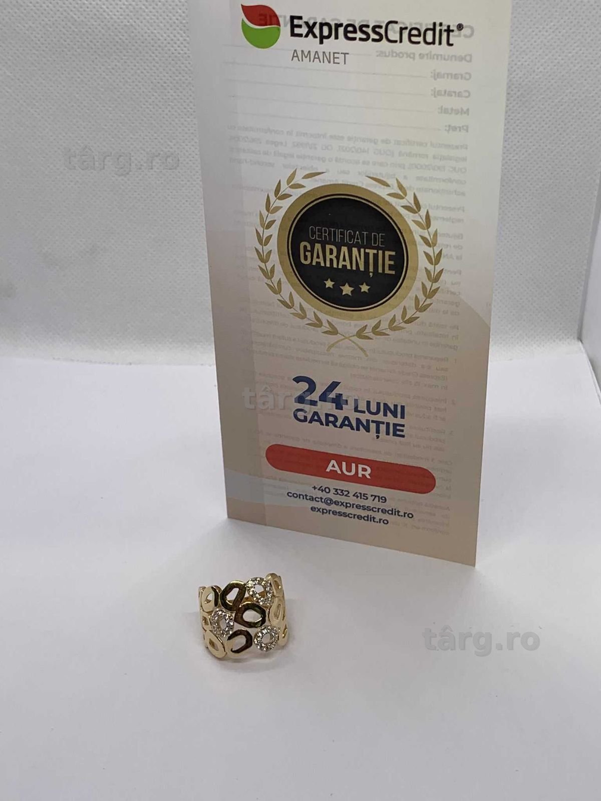 Inel aur 14K 5.21g (Ag4 Dacia B.51572.4) Garantie 2 ani