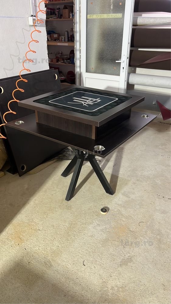 Masa de remi personalizata cu logo tau | mese remi personalizate CustomTables.eu stoc
