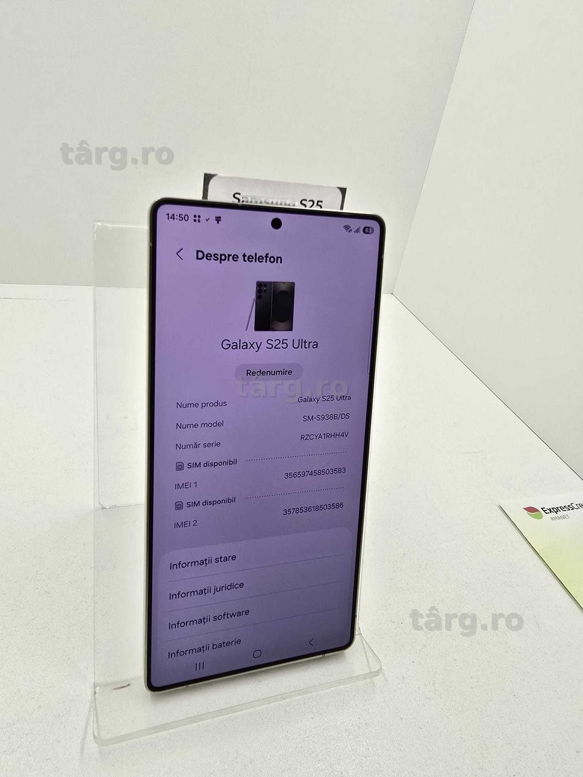 Samsung S25 Ultra 5G (Ag25 Belvedere B.43845)-Garantie 2 Ani! 2