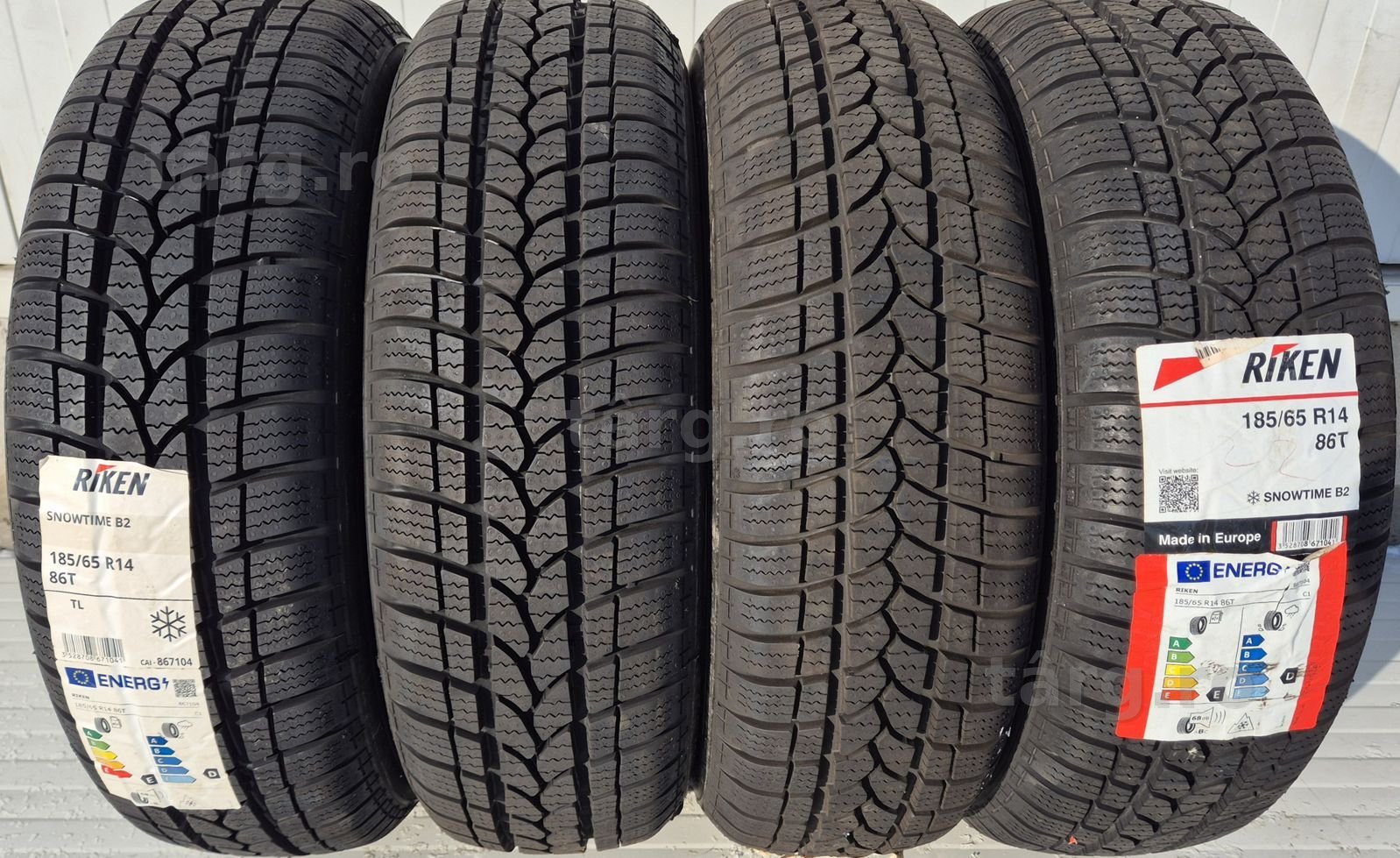185/65 R14, 86T,RIKEN (By Michelin) , Anvelope de iarna M+S PROMOTIE