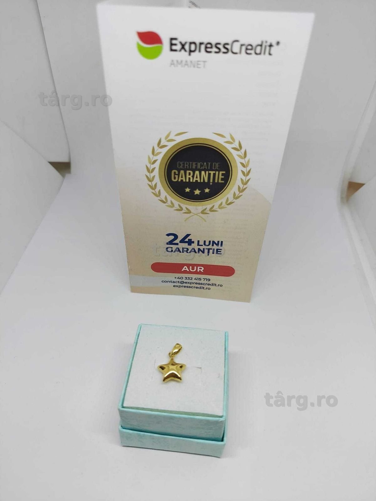 Medalion 18k 0.98gr [35031.2/30 Pacurari 2] Garantie 2 ani!! 2