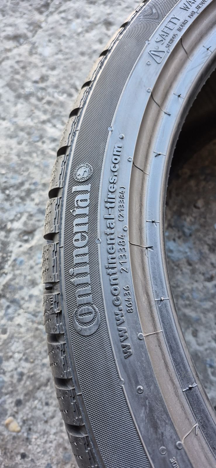 4 anvelope iarna ca noi Continental 255/35/19.Pretul este pe bucata 4