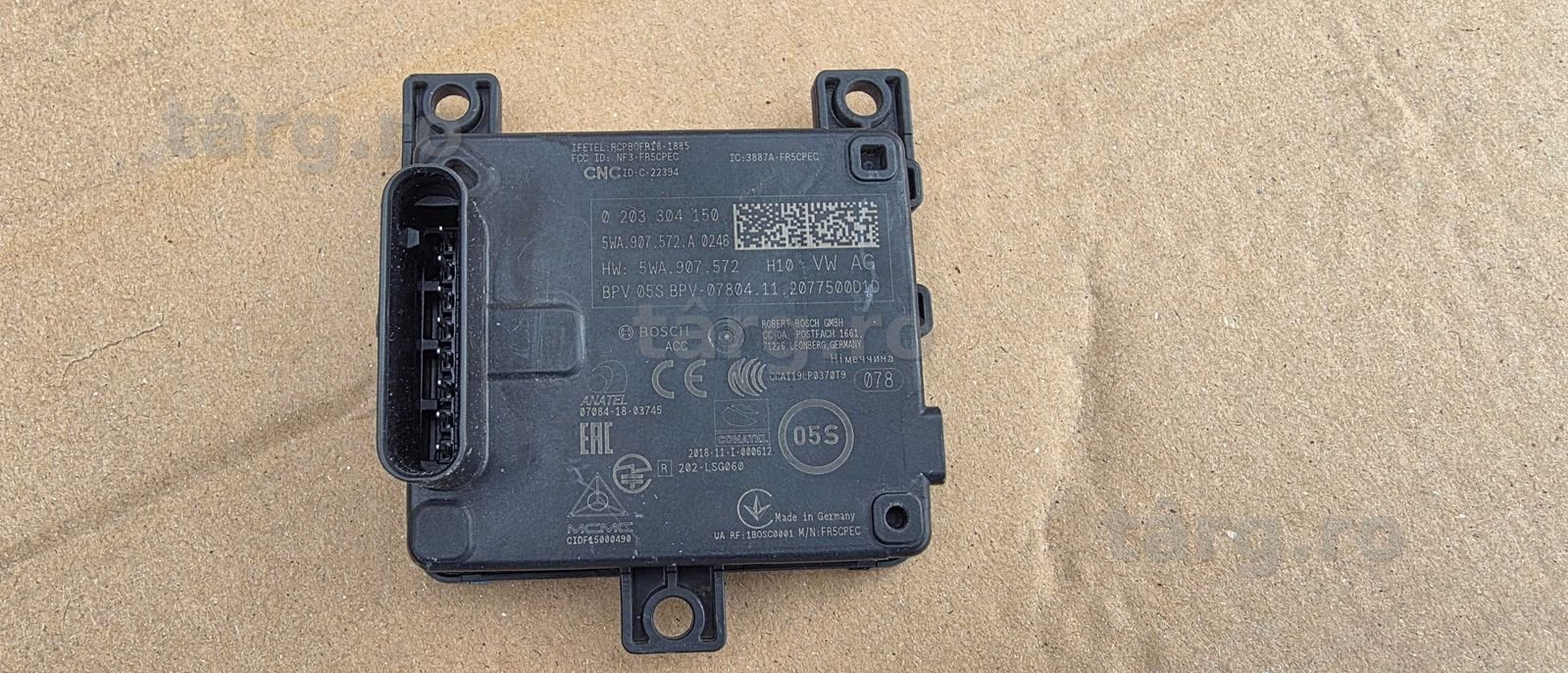 Senzor radar ACC Vw Golf 8 Skoda Octavia 4 Seat Leon Cupra 2020 - 2024
