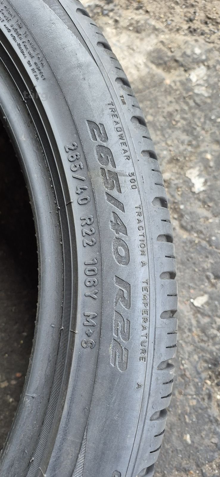 2 anvelope All season Pirelli 265/40/22.Pretul este pe bucata. 5