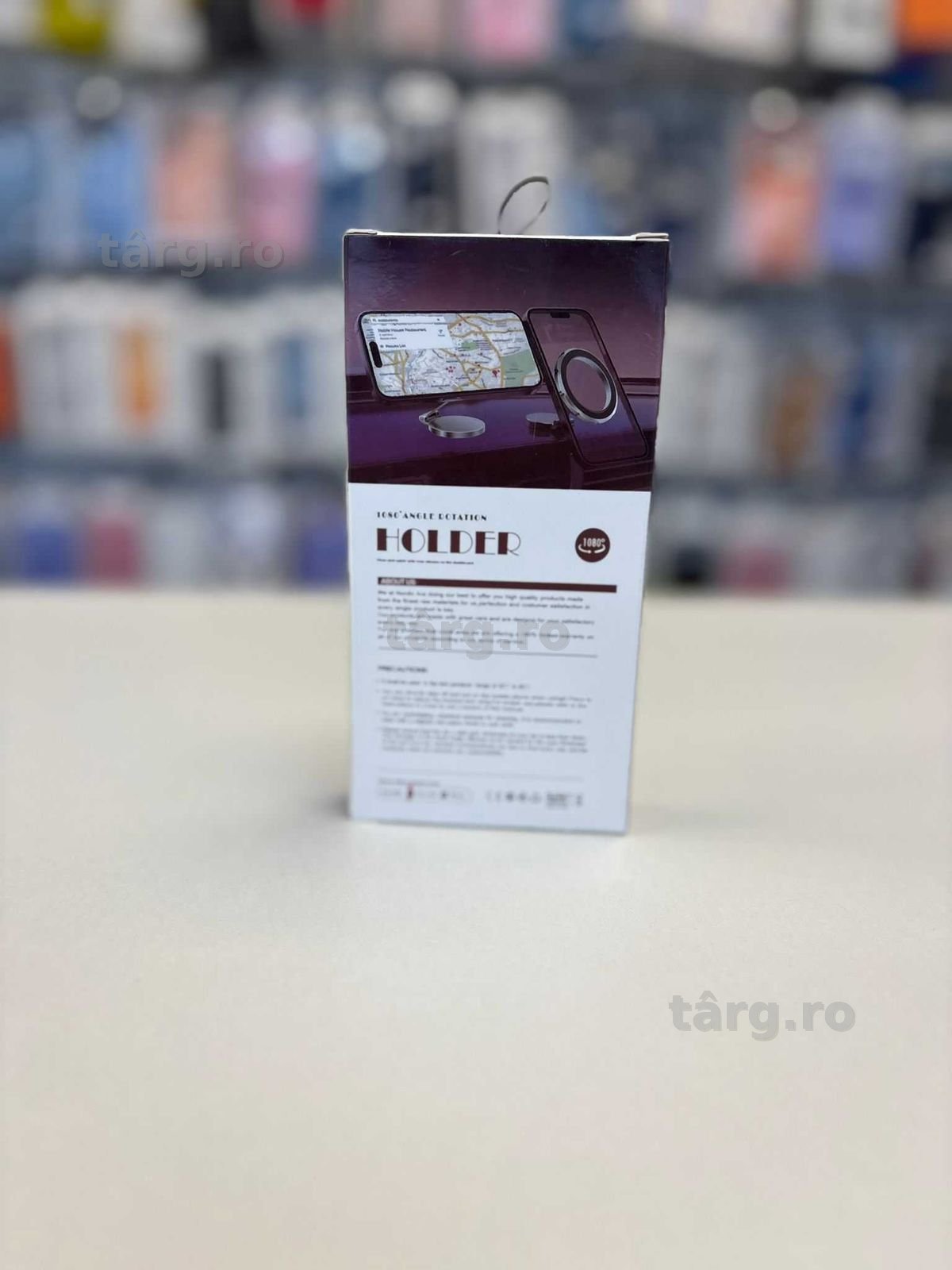 Suport Metalic Magsafe Pentru Telefon Adeziv Inclus 3