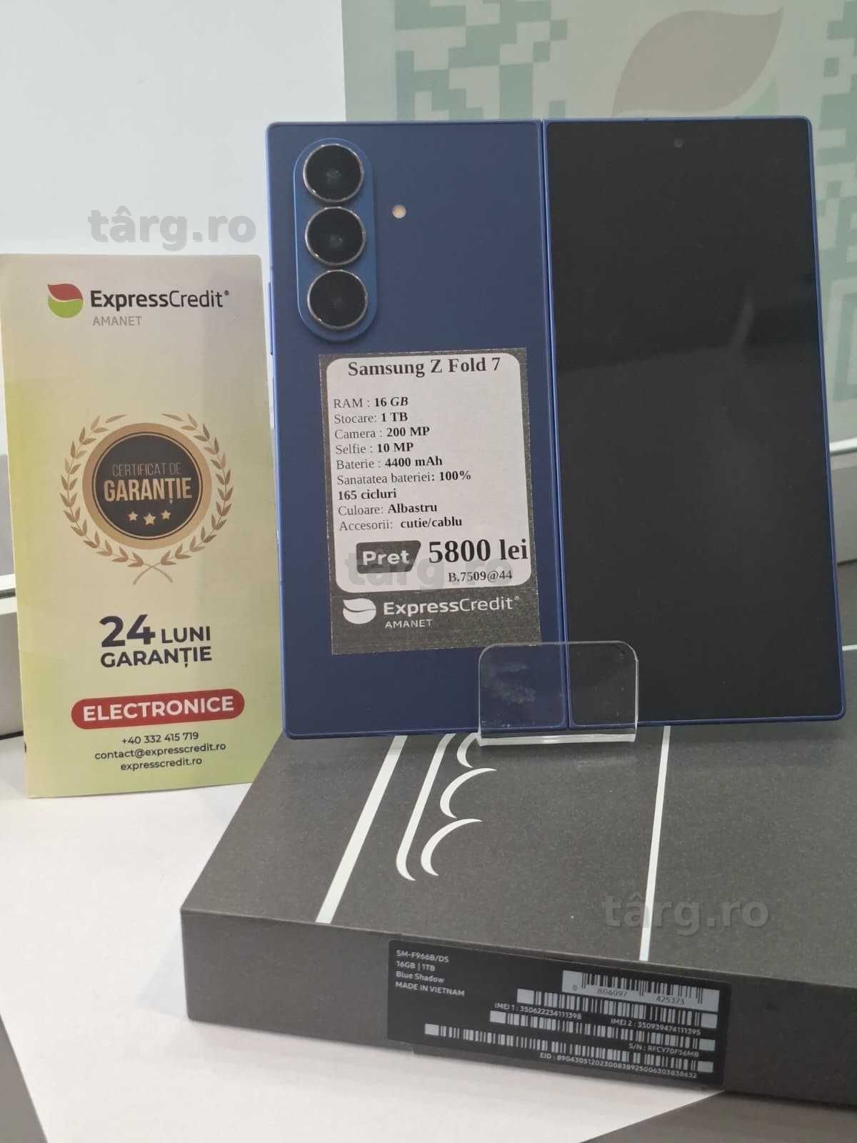 Samsung Z Fold 7 1 TB/16 RAM (AG44 B:7509)-garantie 2 ani! 2
