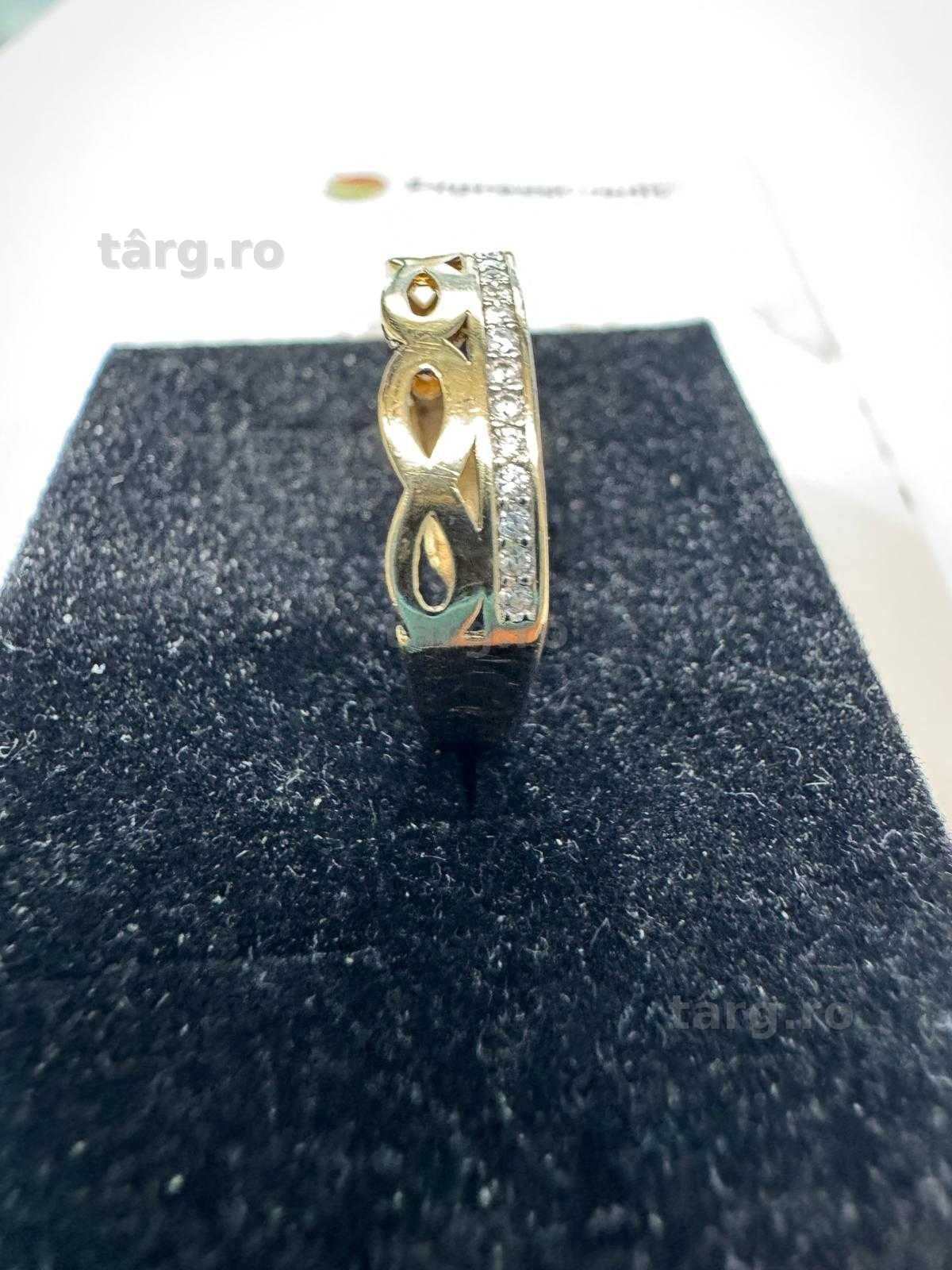 Inel din aur 14k (70038.1/ 10 Pacurari 1) garantie 2 ani! 4