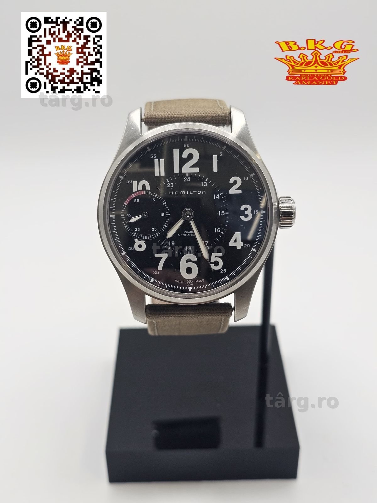Hamilton Khaki Field Officer Amanet BKG