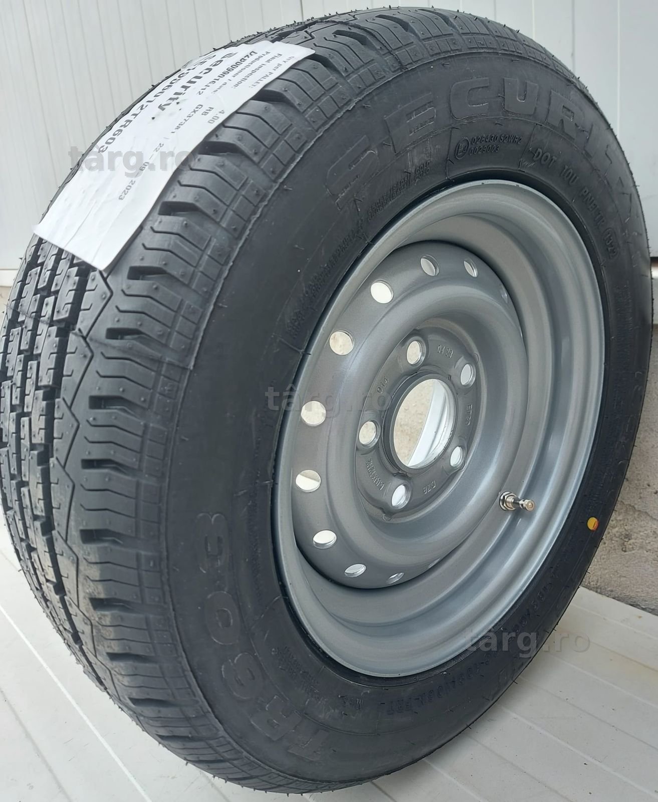 Roata 195/60 R12C, 108N, Anvelopa Security M+S pe Janta 6JX12