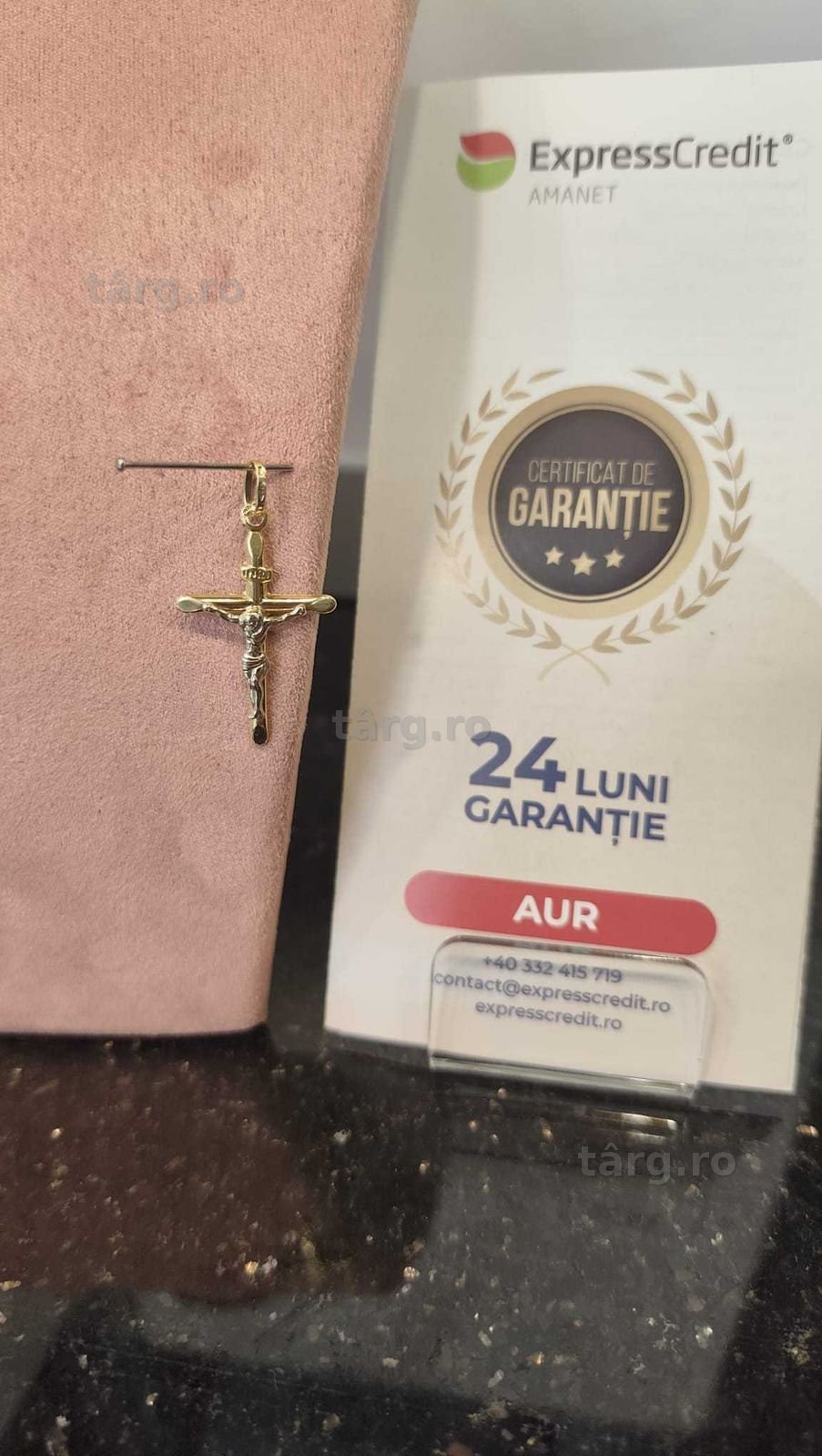 Medalion aur 18k 1.08g (Iulius Mall)(B-594.1) Garantie 2 ani!