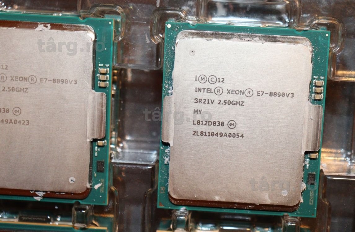 4 x Procesor Intel Xeon E7-8890 V3 18 Cores/36Th 2.5-3.3GHz 45mb  22nm