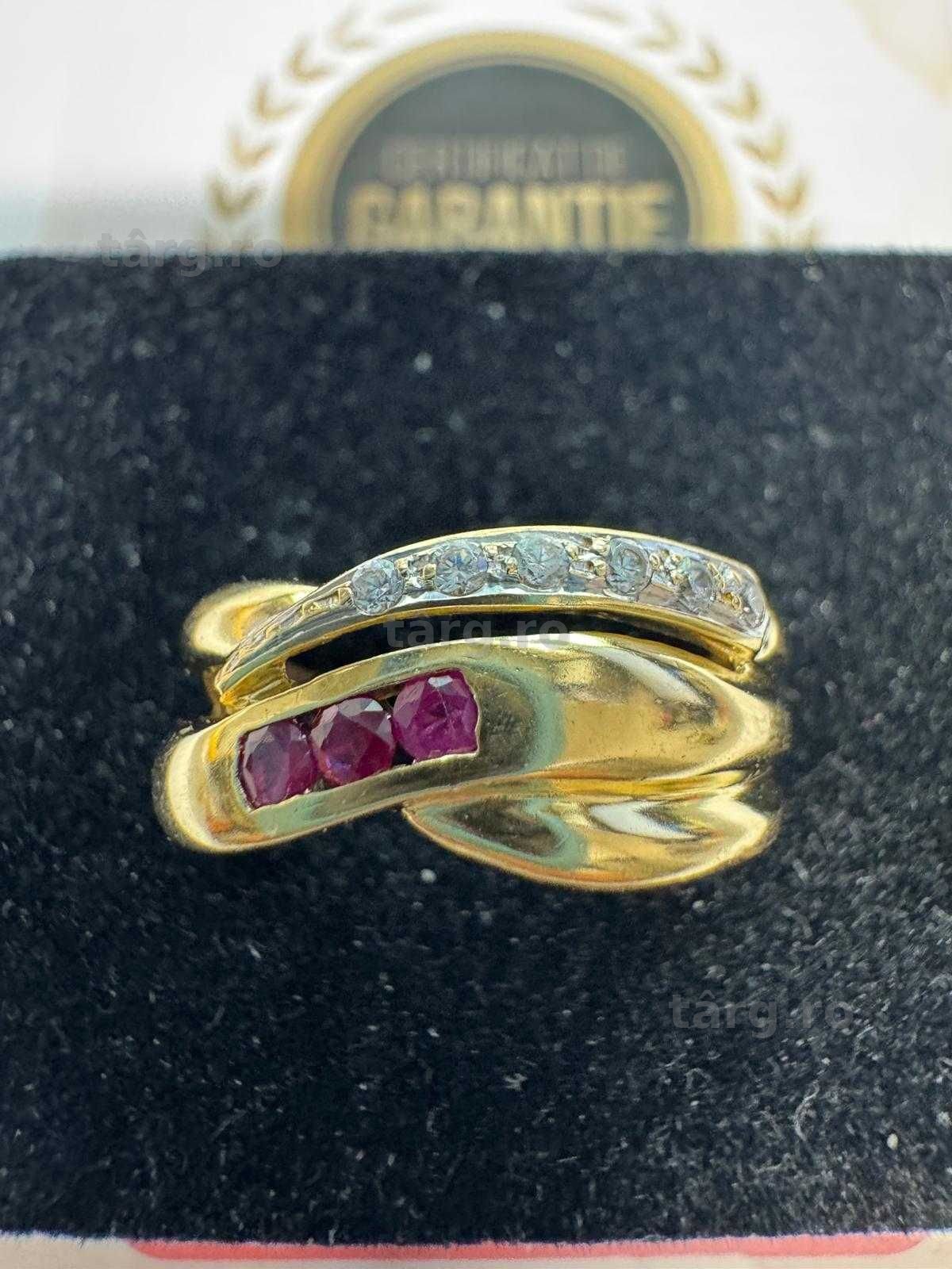 Inel din aur 18k (70068.1/ 10 Pacurari 1) garantie 2 ani! 3