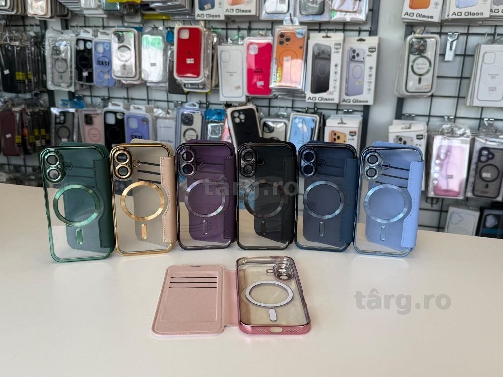 Husa tip carte cu magsafe pentru iPhone 17