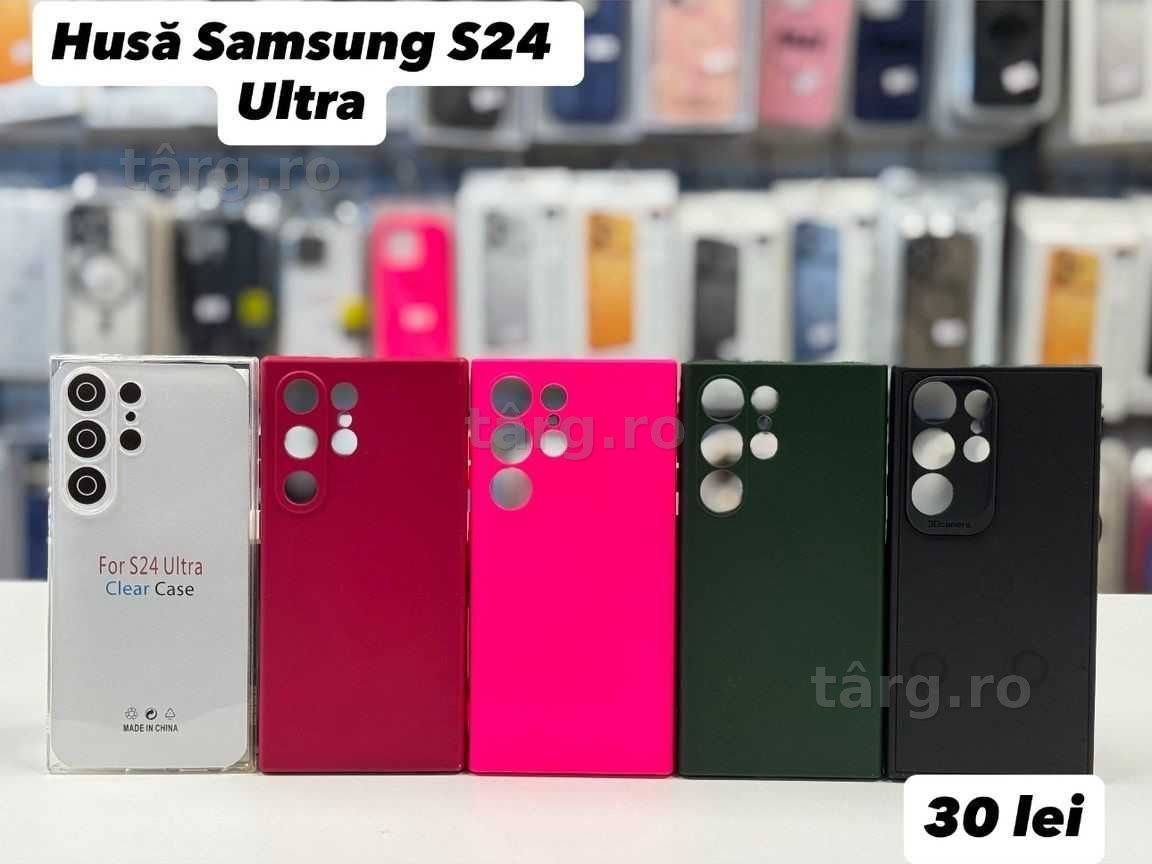 Husa silicon, folie, cablu,incarcator Samsung S24 ULTRA 2