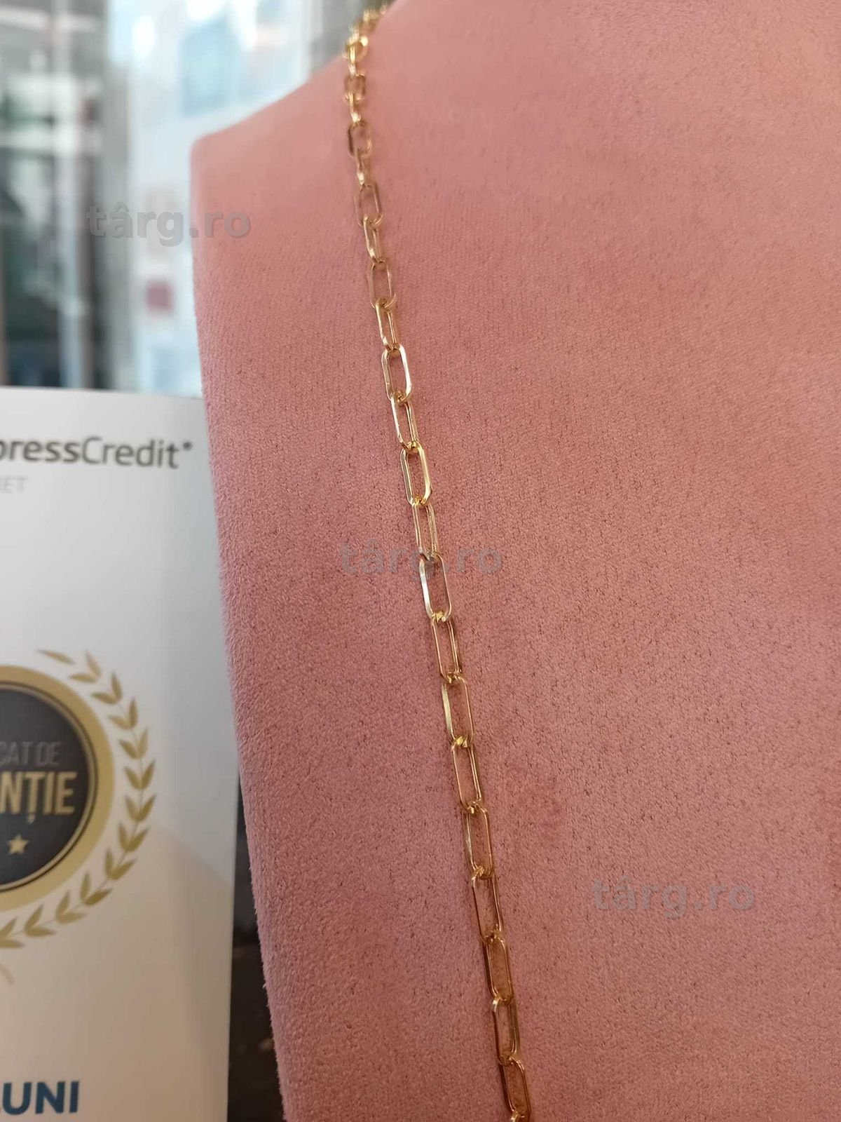 Lant aur 14k 3.93g 55cm (Iulius Mall)(B-459) Garantie 2 ani! 2