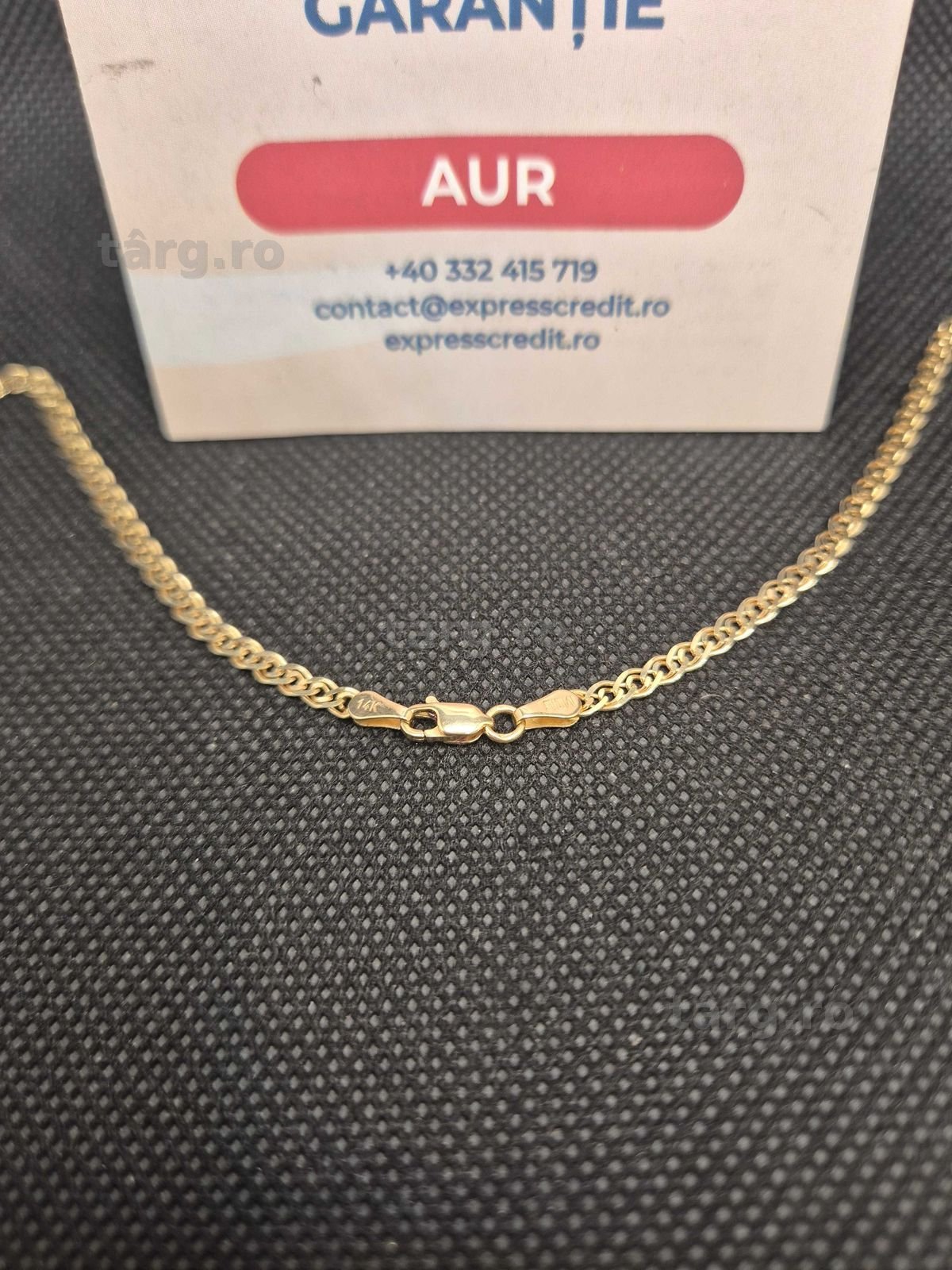 Lant aur 14K 5.43g (50222.2 Ag11 Piata Nicolina) Garantie 2 ani! 3