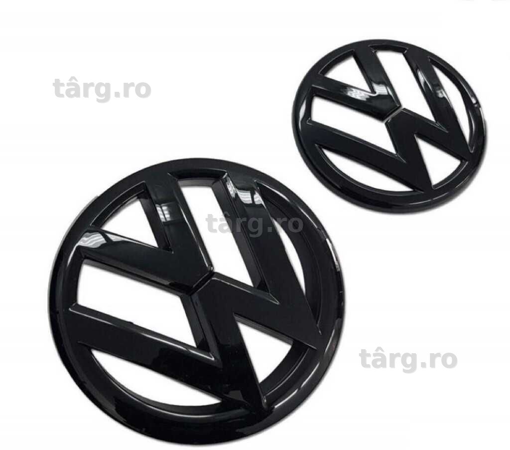 Set Embleme Fata Spate Negru Lucios Volkswagen Passat CC 2013-2018 LCI