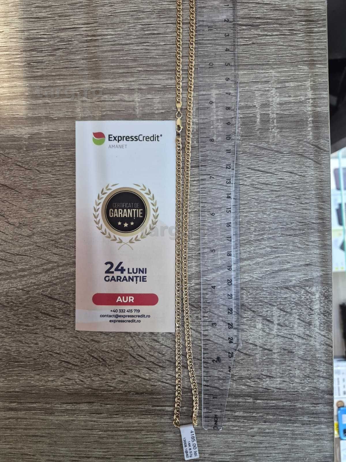 (AG42) Lant aur 14K 8.57g b13008 - Garantie 2 ani!