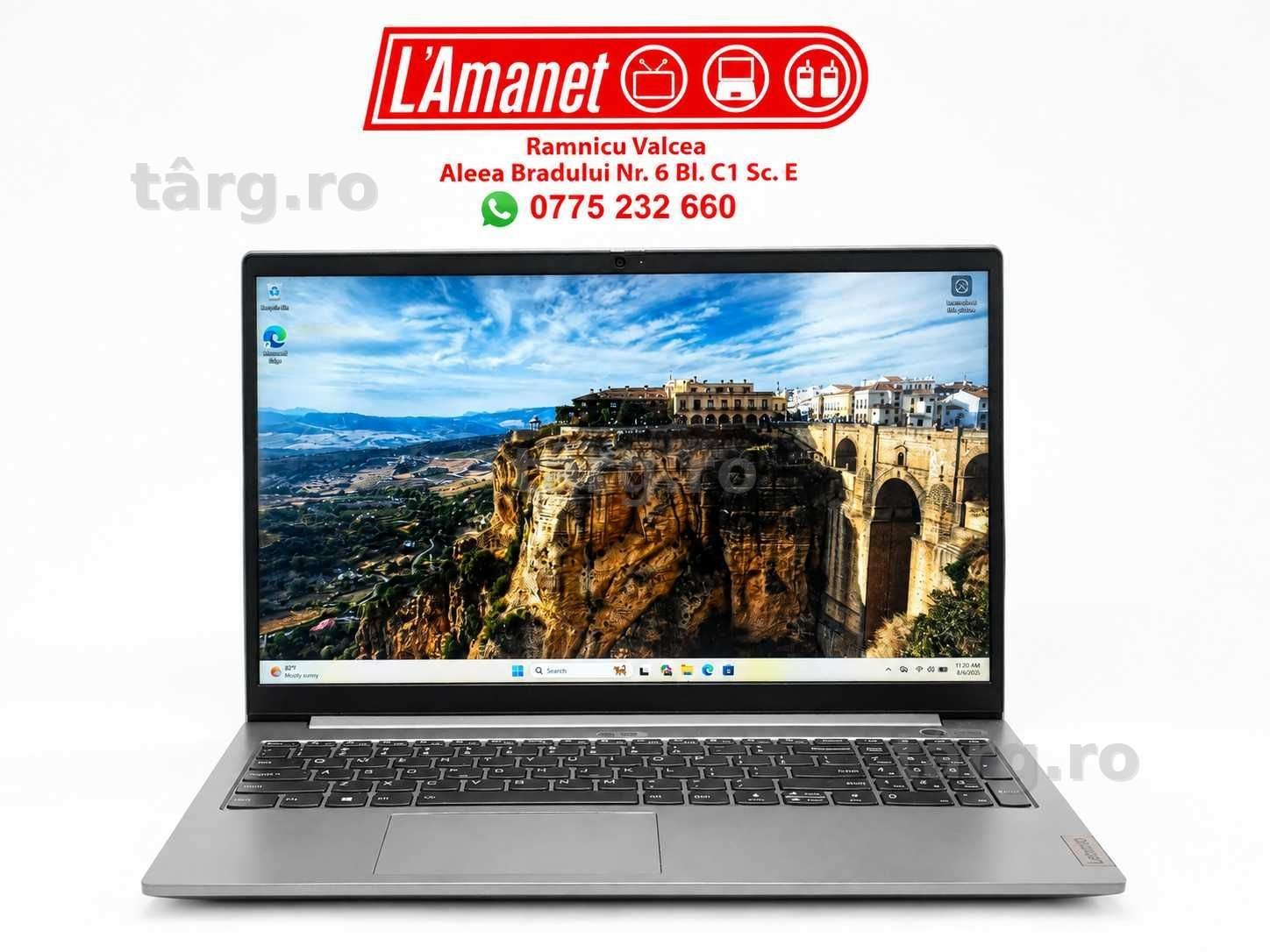 Laptop 15.6" Lenovo ThinkBook 15 G2 ITL i3-115G4 12Gb DDR4 SSD 128GB + 240GB Stare Buna