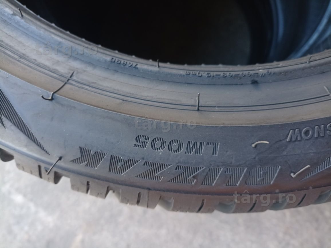 4 anvelope de iarna NOI bridgestone 195/45 R16 dot 4319 7