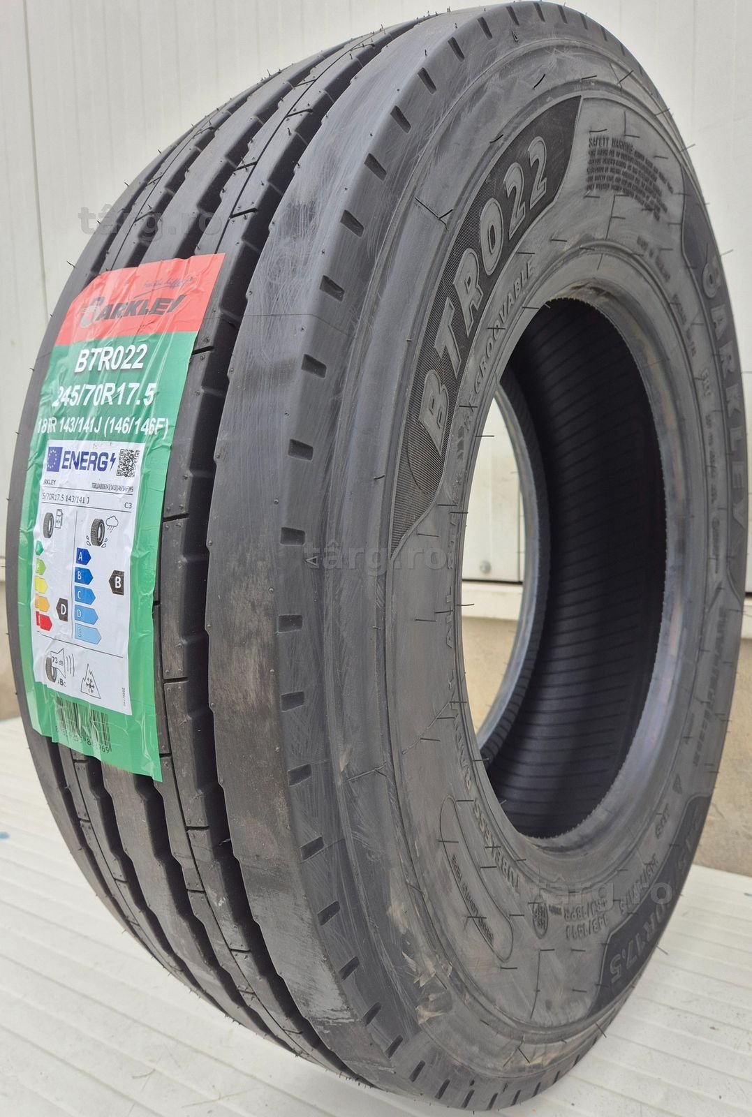 245/70 R17.5 ,143J, BARKLEY 18 P.R., Anvelope de remorca M+S 3