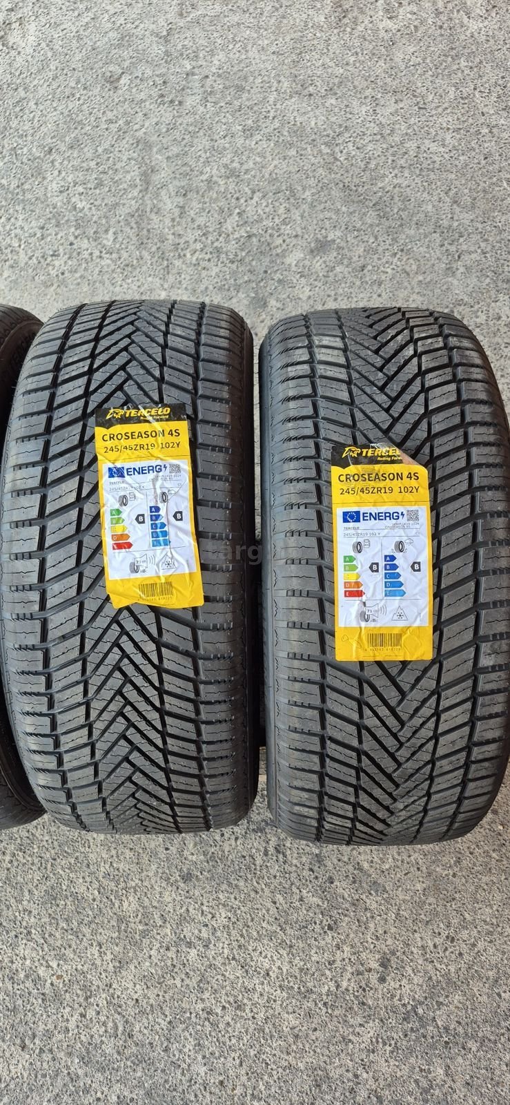 4 anvelope M+S noi Tercelo 245/45/19,dot 2026.Pretul este pe bucata. 2