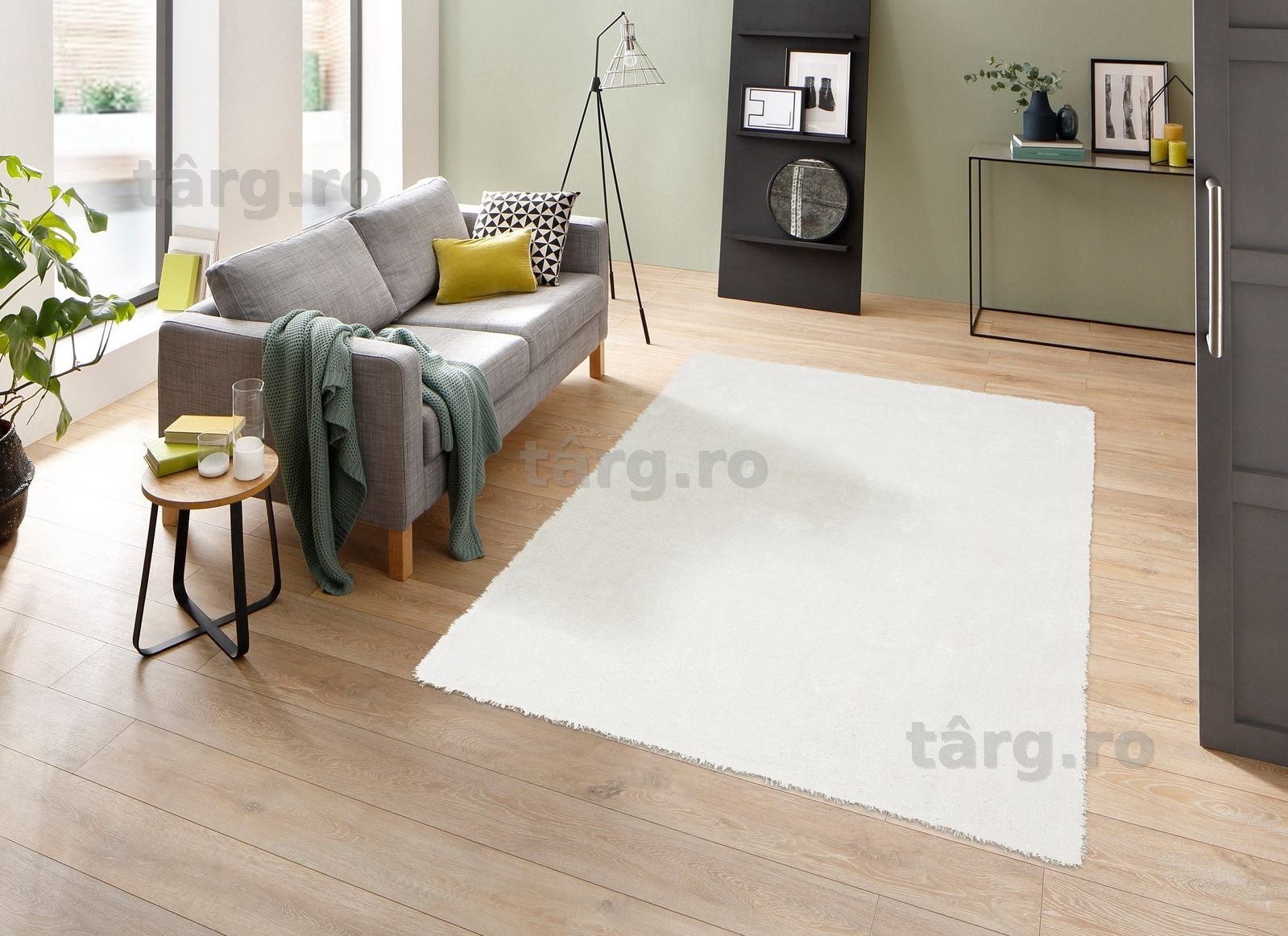 Covor Mikro Soft Super, alb, 200 x 290 cm