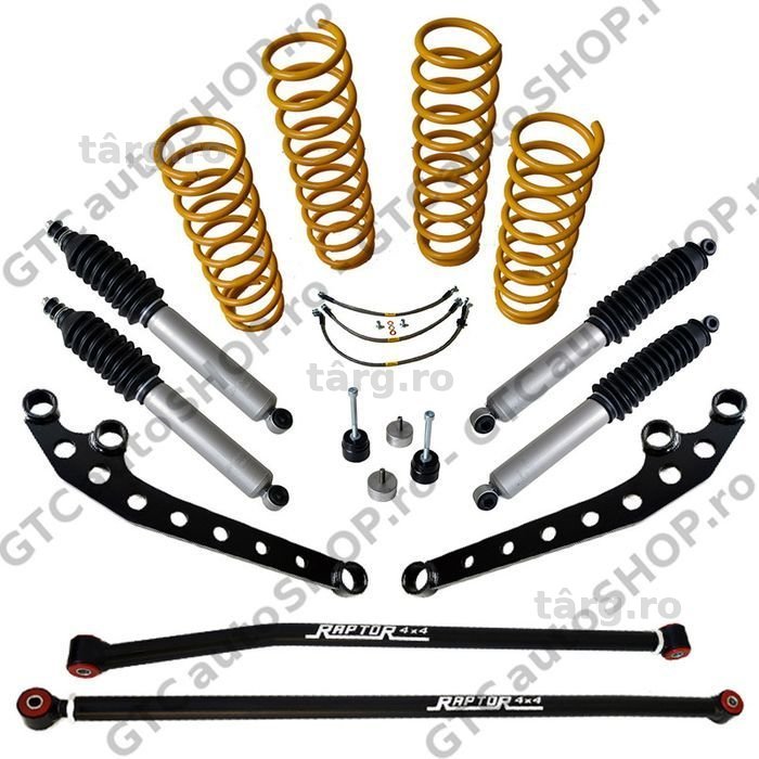 suspensie raptor 4x4 complete trial, kit +6cm jimny <2018