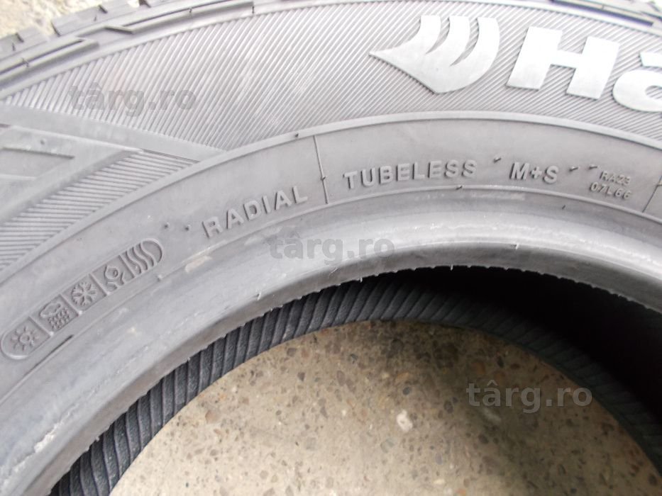 2 anvelope M+S 225 65 16 Hankook profil 8,5mm ca noi 5
