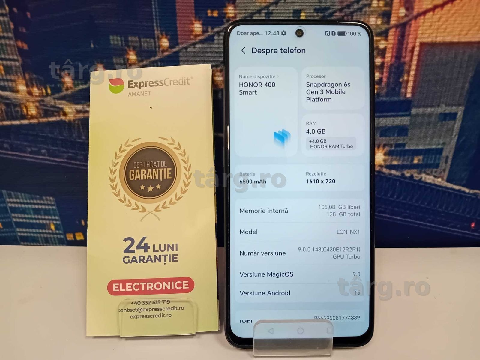 Honor 400 Smart (35007/30 Pacurari 2) Garantie 2 Ani!