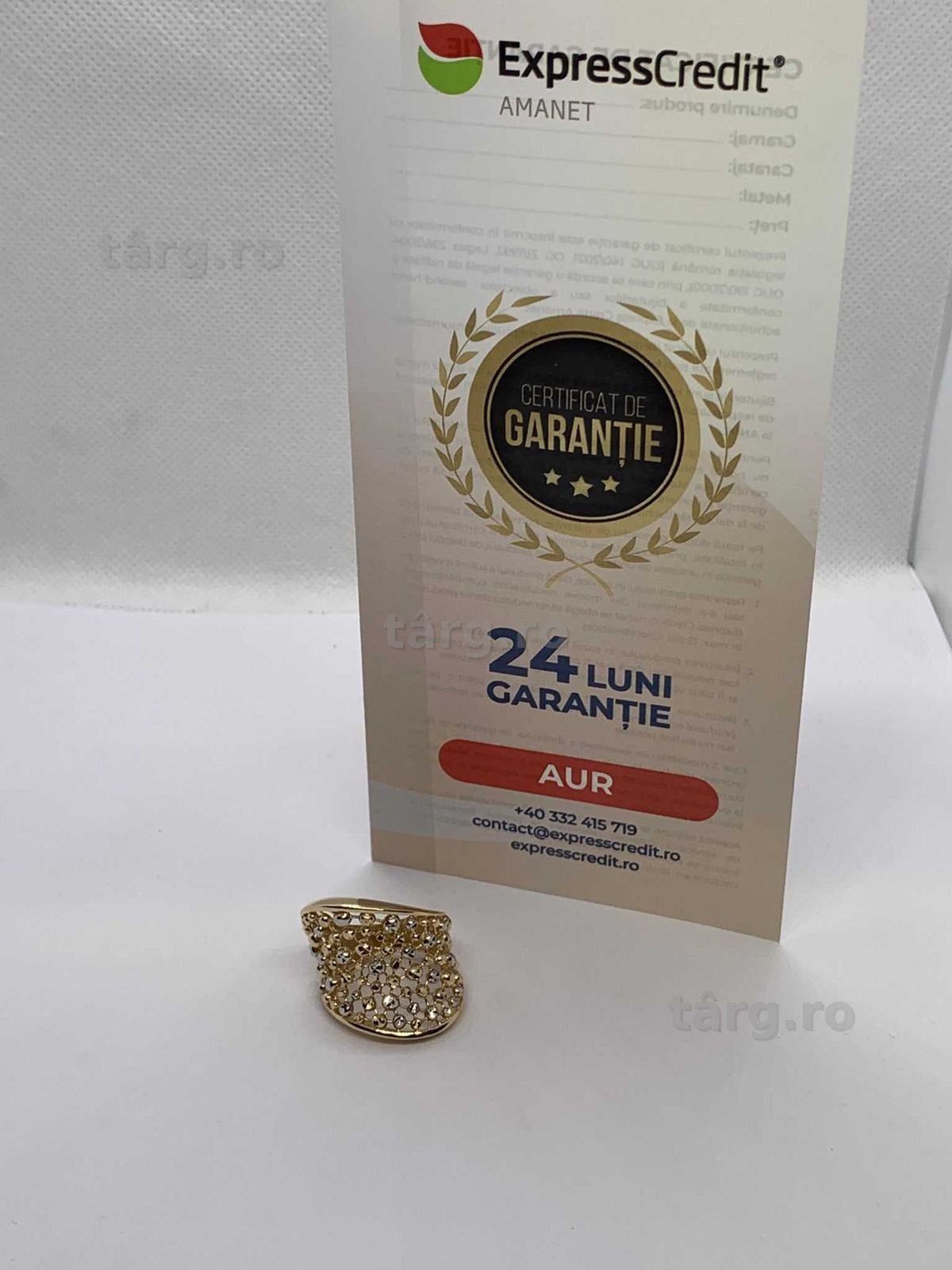 Inel Aur 14K 5.45g (Ag4 Dacia B.51572.2) Garantie 2 ani 2