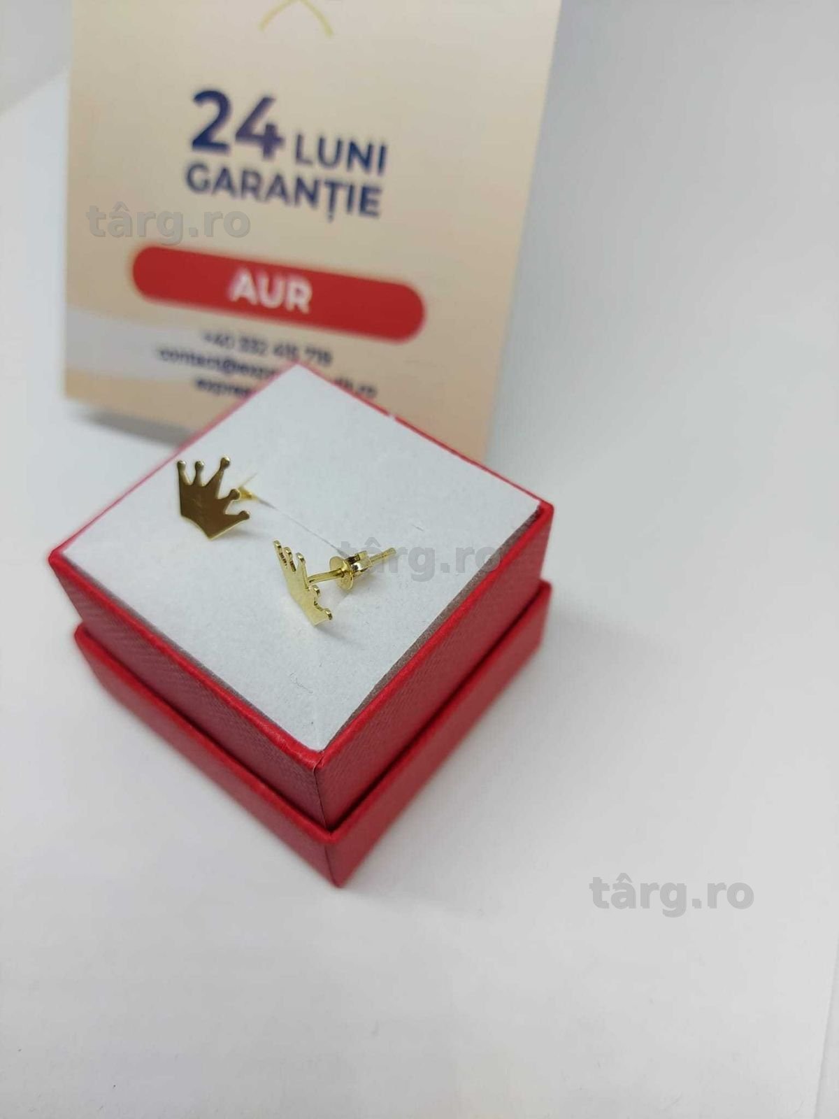 Cercei 14k 0.89gr (34606.2/30 Pacurari) Garantie 2 Ani! 4