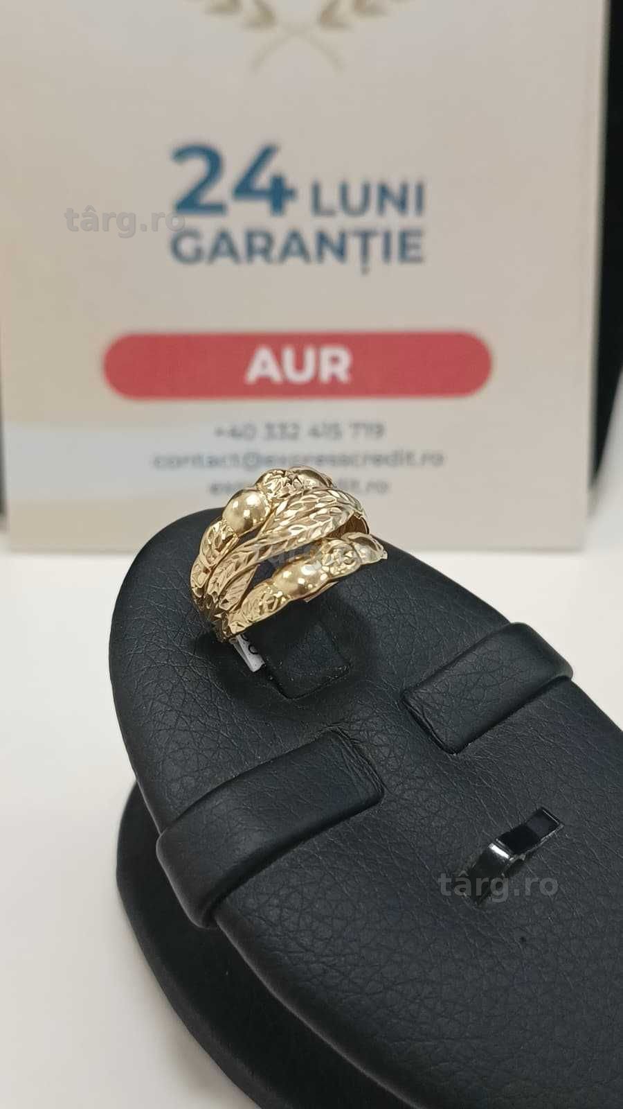 Inel aur 14K 3.41gr [AG24 Harlau B.46024.1] - Garantie 2 ani! 2