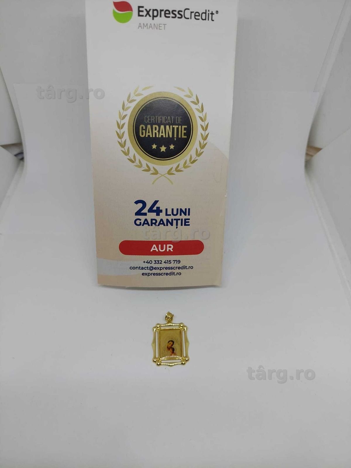 Medalion 14k 1.52gr [34377.2/ 30 Pacurari 2] Garantie 2 ani! 3