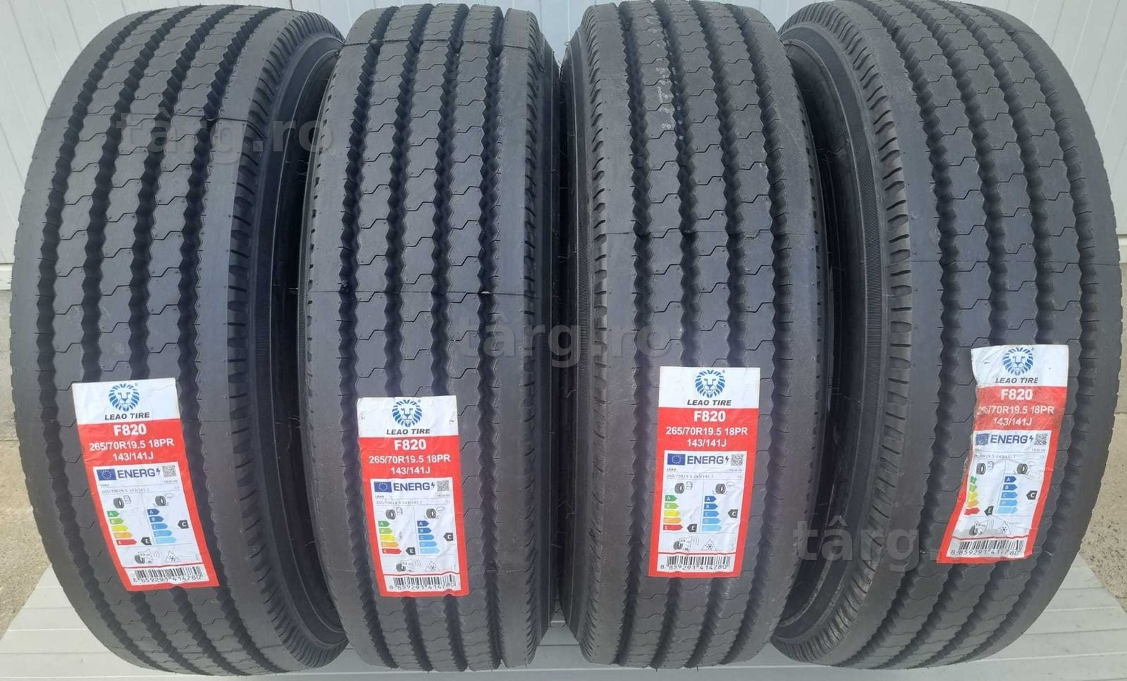 265/70 R19.5, 140/138M, LEAO, F820, Anvelope toate axele M+S