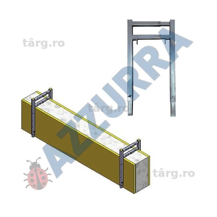 Cofraj reglabil SISTEM REGLABIL FUNDATIE, garduri